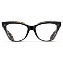 Cutler & Gross - 9288 Cat Eye Optical Glasses - Black on Havana - Luxury - Cutler & Gross Eyewear