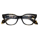 Cutler & Gross - 9288 Cat Eye Optical Glasses - Black on Havana - Luxury - Cutler & Gross Eyewear