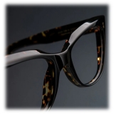 Cutler & Gross - 9288 Cat Eye Optical Glasses - Black on Havana - Luxury - Cutler & Gross Eyewear