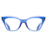 Cutler & Gross - 9288 Cat Eye Optical Glasses - Prussian Blue - Luxury - Cutler & Gross Eyewear