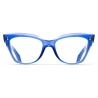 Cutler & Gross - 9288 Cat Eye Optical Glasses - Prussian Blue - Luxury - Cutler & Gross Eyewear
