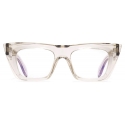 Cutler & Gross - The Great Frog Love and Death Cat Eye Optical Glasses - Sand Crystal - Luxury - Cutler & Gross Eyewear