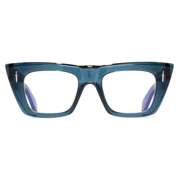 Cutler & Gross - The Great Frog Love and Death Cat Eye Optical Glasses - Deep Teal - Luxury - Cutler & Gross Eyewear