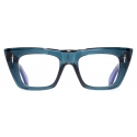 Cutler & Gross - The Great Frog Love and Death Cat Eye Optical Glasses - Deep Teal - Luxury - Cutler & Gross Eyewear