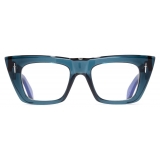 Cutler & Gross - The Great Frog Love and Death Cat Eye Optical Glasses - Deep Teal - Luxury - Cutler & Gross Eyewear