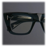 Cutler & Gross - The Great Frog Love and Death Cat Eye Optical Glasses - Deep Teal - Luxury - Cutler & Gross Eyewear