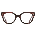 Cutler & Gross - 9298 Cat Eye Optical Glasses - Striped Brown Havana - Luxury - Cutler & Gross Eyewear
