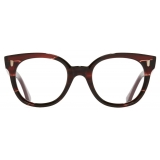 Cutler & Gross - 9298 Cat Eye Optical Glasses - Striped Brown Havana - Luxury - Cutler & Gross Eyewear