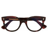 Cutler & Gross - 9298 Cat Eye Optical Glasses - Striped Brown Havana - Luxury - Cutler & Gross Eyewear