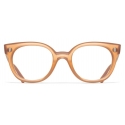 Cutler & Gross - 9298 Cat Eye Optical Glasses - Opal Peach - Luxury - Cutler & Gross Eyewear