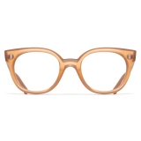 Cutler & Gross - 9298 Cat Eye Optical Glasses - Opal Peach - Luxury - Cutler & Gross Eyewear