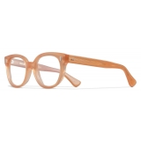 Cutler & Gross - 9298 Cat Eye Optical Glasses - Opal Peach - Luxury - Cutler & Gross Eyewear