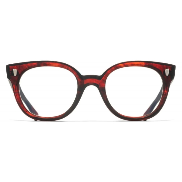 Cutler & Gross - 9298 Cat Eye Optical Glasses - Red Havana - Luxury - Cutler & Gross Eyewear