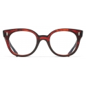 Cutler & Gross - 9298 Cat Eye Optical Glasses - Red Havana - Luxury - Cutler & Gross Eyewear