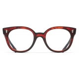 Cutler & Gross - 9298 Cat Eye Optical Glasses - Red Havana - Luxury - Cutler & Gross Eyewear