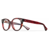Cutler & Gross - 9298 Cat Eye Optical Glasses - Red Havana - Luxury - Cutler & Gross Eyewear