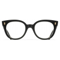 Cutler & Gross - 9298 Cat Eye Optical Glasses - Black on Dark Turtle - Luxury - Cutler & Gross Eyewear