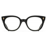 Cutler & Gross - 9298 Cat Eye Optical Glasses - Black on Dark Turtle - Luxury - Cutler & Gross Eyewear