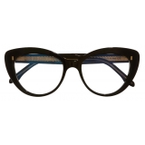 Cutler & Gross - 1350 Cat Eye Optical Glasses - Small - Black - Luxury - Cutler & Gross Eyewear