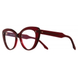 Cutler & Gross - 1350 Cat Eye Optical Glasses - Small - Bordeaux Red - Luxury - Cutler & Gross Eyewear