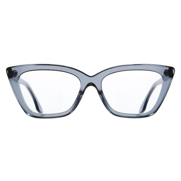 Cutler & Gross - 1241 Cat Eye Optical Glasses - Brooklyn Blue - Luxury - Cutler & Gross Eyewear