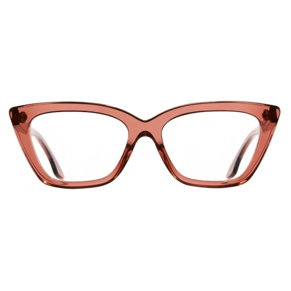 Cutler & Gross - 1241 Cat Eye Optical Glasses - Rhubarb - Luxury - Cutler & Gross Eyewear