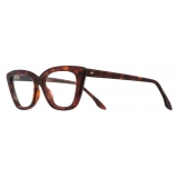 Cutler & Gross - 1241 Cat Eye Optical Glasses - Dark Turtle - Luxury - Cutler & Gross Eyewear