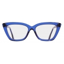 Cutler & Gross - 1241 Cat Eye Optical Glasses - Prussian Blue - Luxury - Cutler & Gross Eyewear