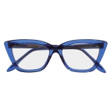 Cutler & Gross - 1241 Cat Eye Optical Glasses - Prussian Blue - Luxury - Cutler & Gross Eyewear