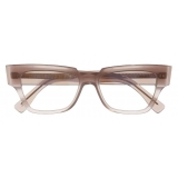 Cutler & Gross - 1379 Blue Light Filter Cat Eye Optical Glasses - Prawn Cocktail - Luxury - Cutler & Gross Eyewear