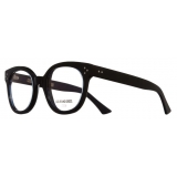 Cutler & Gross - 1298 Cat Eye Optical Glasses - Blue on Black - Luxury - Cutler & Gross Eyewear