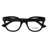 Cutler & Gross - 1298 Cat Eye Optical Glasses - Blue on Black - Luxury - Cutler & Gross Eyewear