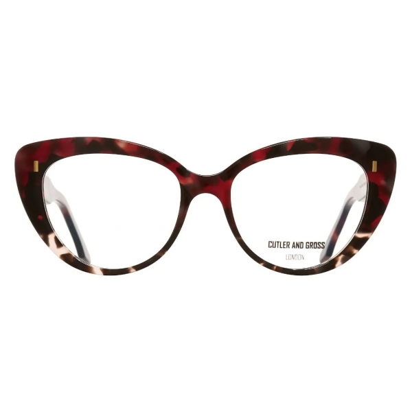 Cutler & Gross - 1350 Cat Eye Optical Glasses - Red Summer Of '69 - Luxury - Cutler & Gross Eyewear