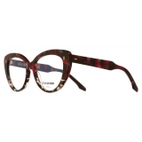 Cutler & Gross - 1350 Cat Eye Optical Glasses - Red Summer Of '69 - Luxury - Cutler & Gross Eyewear