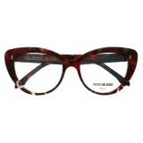 Cutler & Gross - 1350 Cat Eye Optical Glasses - Red Summer Of '69 - Luxury - Cutler & Gross Eyewear