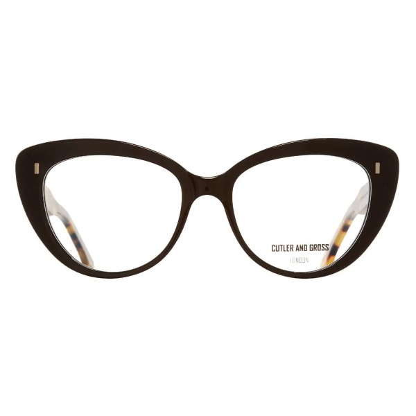 Cutler & Gross - 1350 Cat Eye Optical Glasses - Black Taxi - Luxury - Cutler & Gross Eyewear