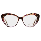 Cutler & Gross - 1350 Cat Eye Optical Glasses - Violet Aquarius - Luxury - Cutler & Gross Eyewear