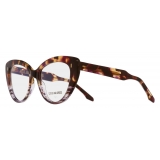 Cutler & Gross - 1350 Cat Eye Optical Glasses - Violet Aquarius - Luxury - Cutler & Gross Eyewear