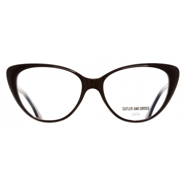 Cutler & Gross - 1370 Cat Eye Optical Glasses - Black - Luxury - Cutler & Gross Eyewear