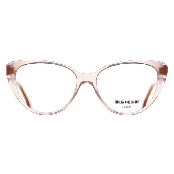 Cutler & Gross - 1370 Cat Eye Optical Glasses - Prawn Cocktail - Luxury - Cutler & Gross Eyewear