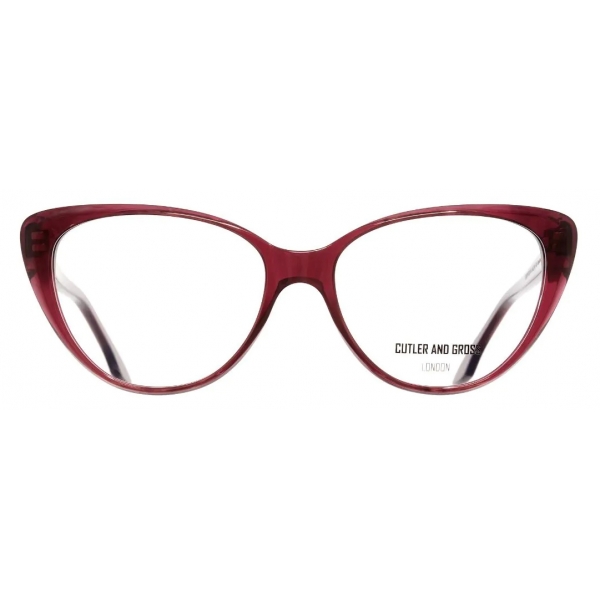 Cutler & Gross - 1370 Cat Eye Optical Glasses - Red Mini - Luxury - Cutler & Gross Eyewear