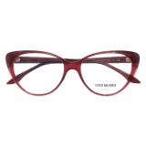 Cutler & Gross - 1370 Cat Eye Optical Glasses - Red Mini - Luxury - Cutler & Gross Eyewear