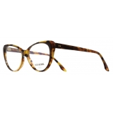 Cutler & Gross - 1370 Cat Eye Optical Glasses - Sticky Toffee - Luxury - Cutler & Gross Eyewear