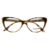 Cutler & Gross - 1370 Cat Eye Optical Glasses - Sticky Toffee - Luxury - Cutler & Gross Eyewear