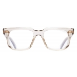 Cutler & Gross - 1410 Square Optical Glasses - Sand Crystal - Luxury - Cutler & Gross Eyewear