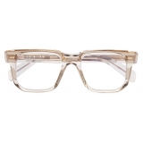 Cutler & Gross - 1410 Square Optical Glasses - Sand Crystal - Luxury - Cutler & Gross Eyewear