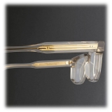 Cutler & Gross - 1410 Square Optical Glasses - Sand Crystal - Luxury - Cutler & Gross Eyewear