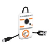 Tribe - BB-8 - Star Wars - Cavo Micro USB - Portachiavi - Dati e Ricarica per Android, Samsung, HTC, Nokia, Sony - 22 cm
