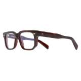 Cutler & Gross - 1410 Square Optical Glasses - Dark Turtle - Luxury - Cutler & Gross Eyewear
