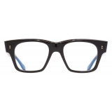 Cutler & Gross - 9690 Square Optical Glasses - Black on Crystal - Luxury - Cutler & Gross Eyewear